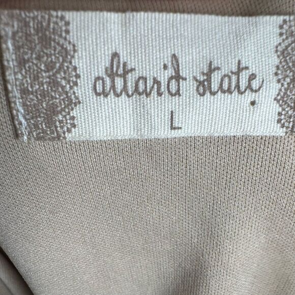 Altar’d State mocha latte milkmaid floral dress size large - Picture 4 of 6